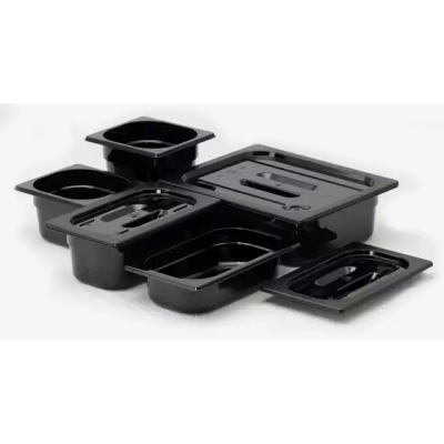 Polükarbonaat GN nõud, must