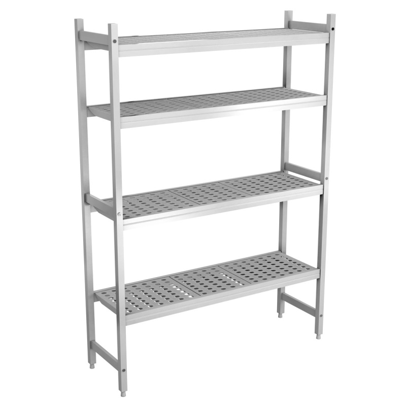 Alumiiniumist põrandariiul 1195x460x1800mm