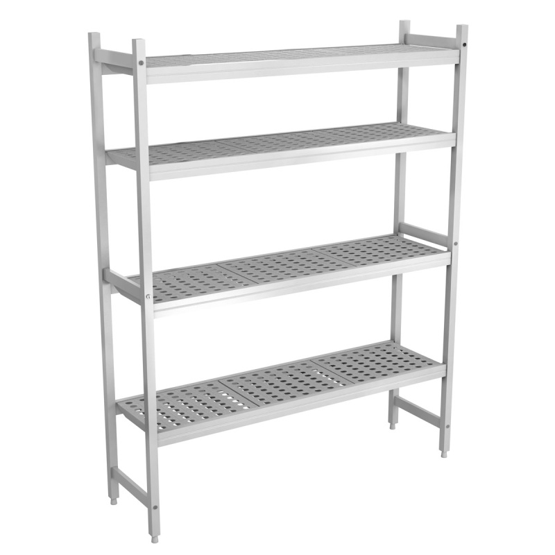 Alumiiniumist põrandariiul 1491x460x1800mm