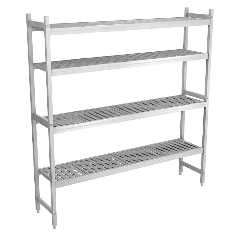 Alumiiniumist põrandariiul 1611x460x1800mm