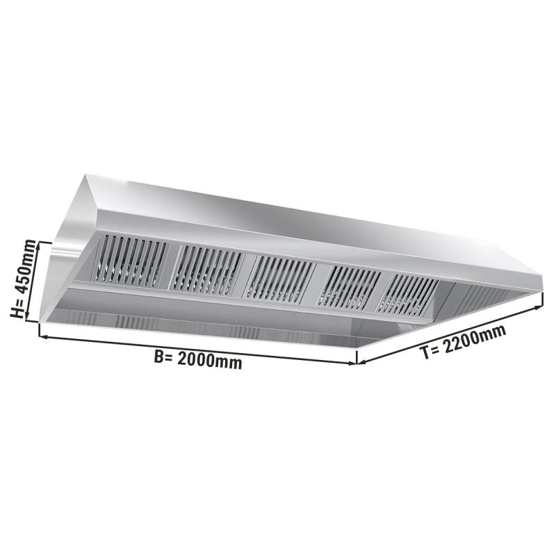 Laekubu filtri ja valgusega 2000x2200x450mm