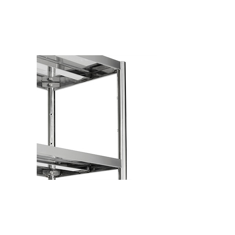 Roostevaba põrandariiul erp 1400x500mm, reguleeritav