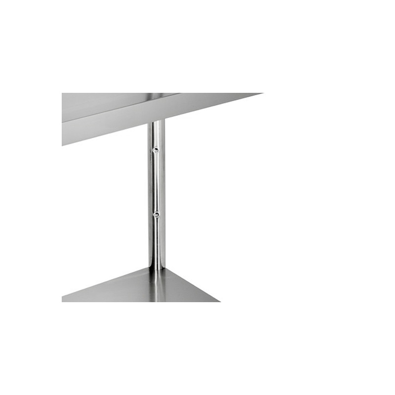 Roostevaba põrandariiul erp 1800x500mm, reguleeritav