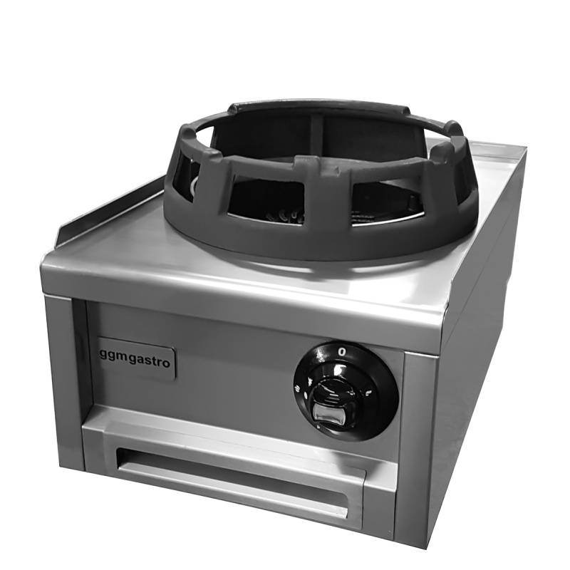 Wok gaasipliit - 1 põletiga - 12 kw