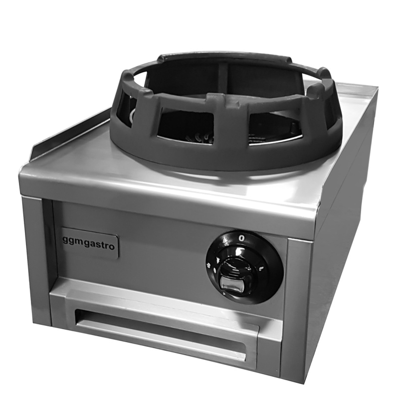 Wok gaasipliit - 1 põletiga - 12 kw