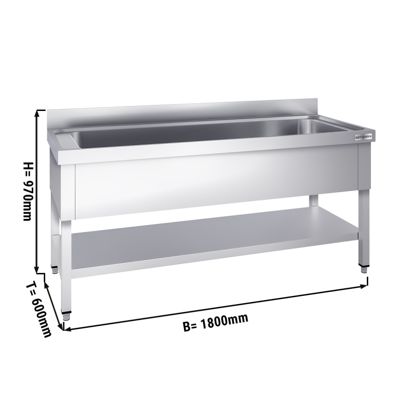 Potipesuvalamu alusriiuliga 180x60cm