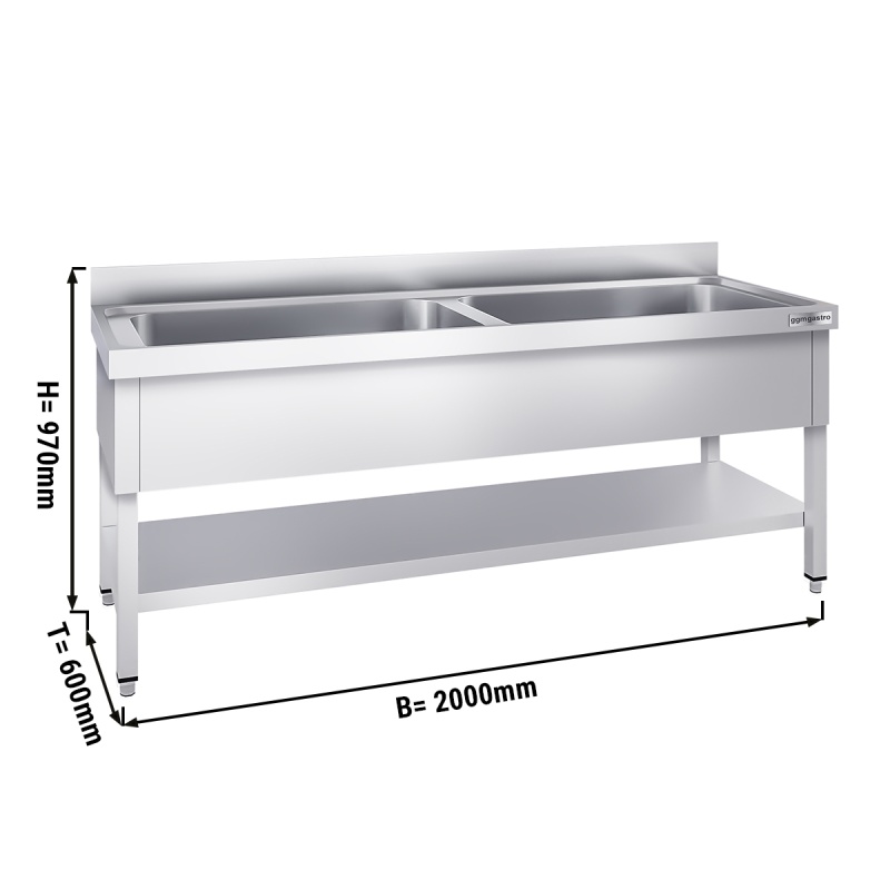 Potipesuvalamu alusriiuliga 200x60cm