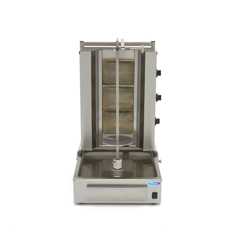 Döner kebabi grill 40kg, gaas