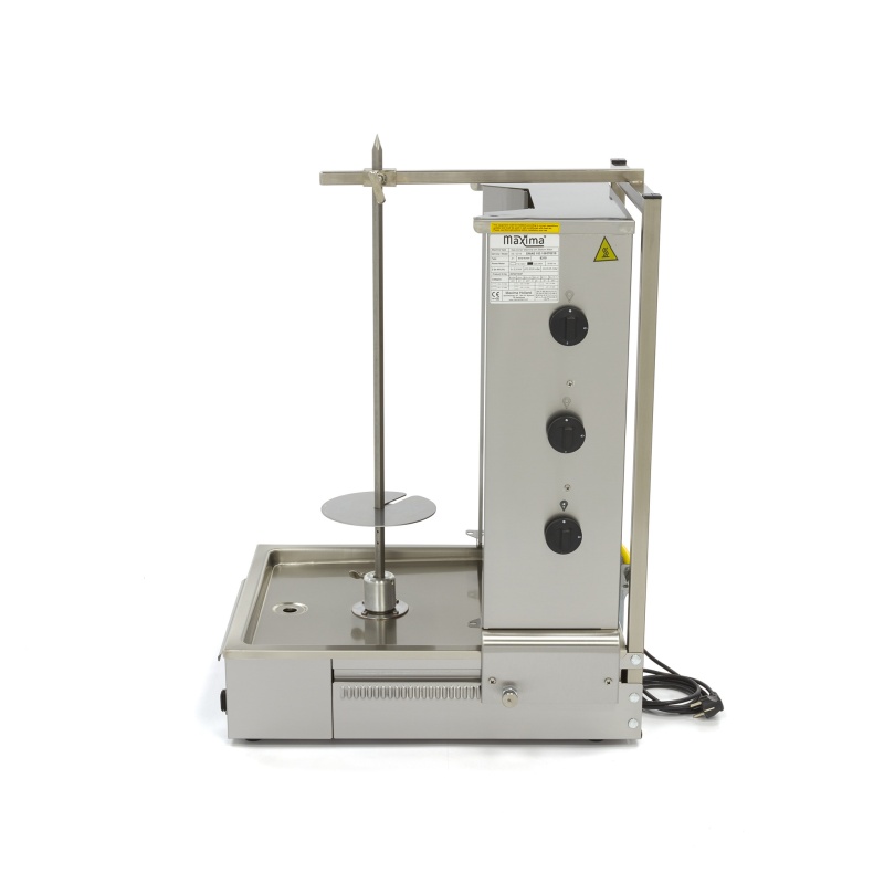 Döner kebabi grill 40kg, gaas