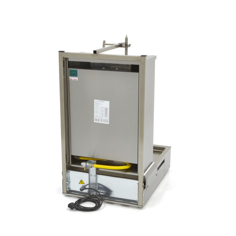 Döner kebabi grill 40kg, gaas