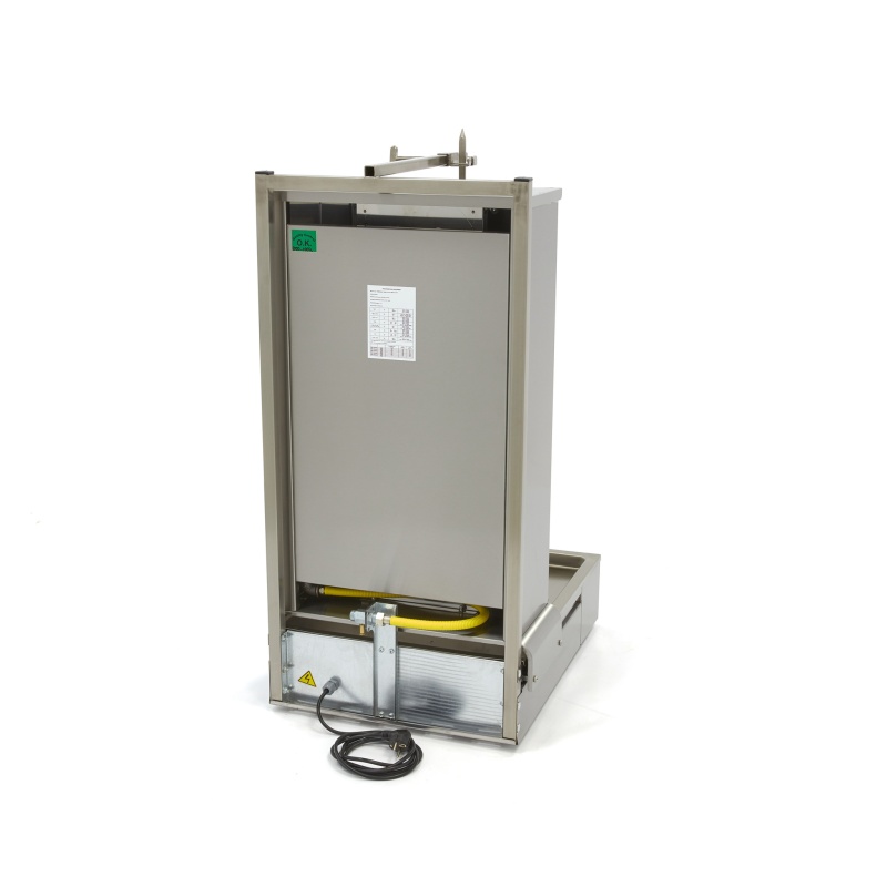 Döner kebabi grill 70kg, gaas