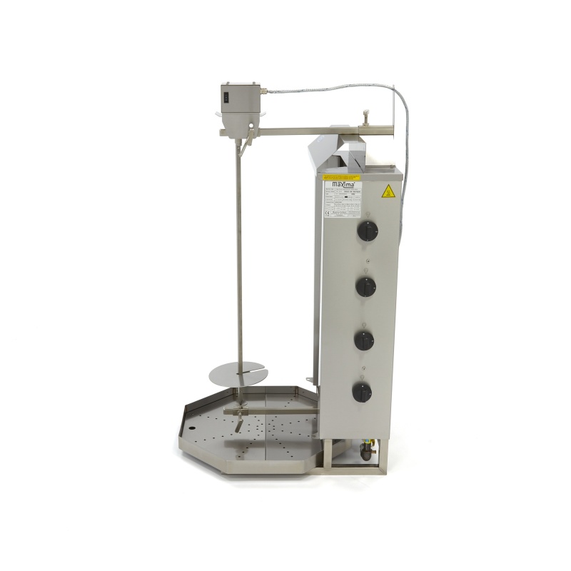Döner kebabi grill 50kg, gaas
