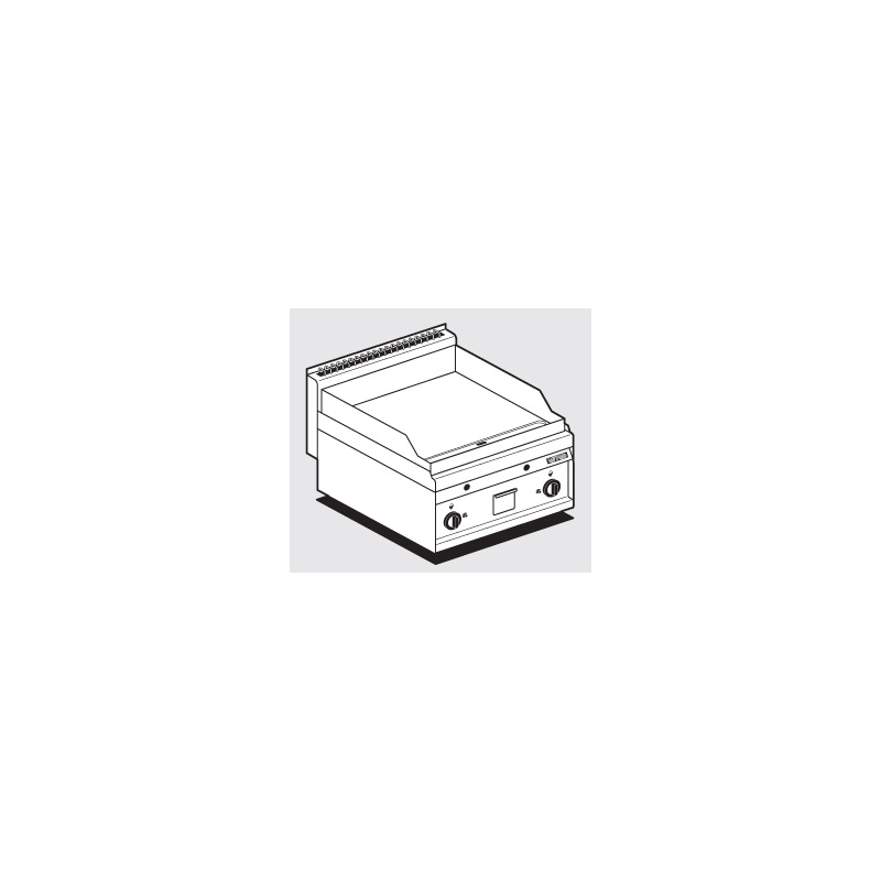 Gaasi plaatgrill LOTUS 60x65x29cm, sile