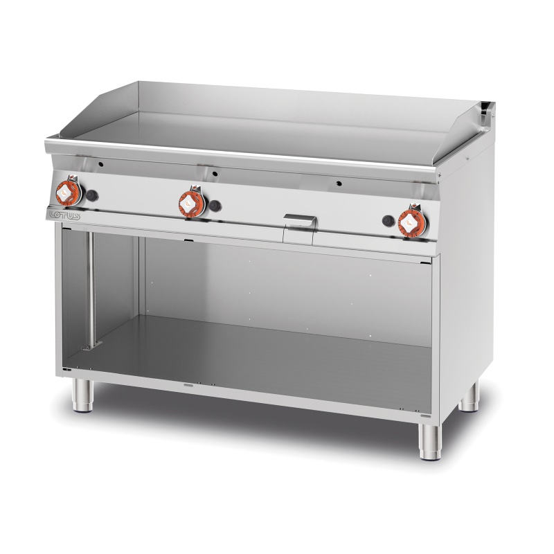 Gaasi plaatgrill alusraamiga LOTUS 120x70,5x90cm, sile