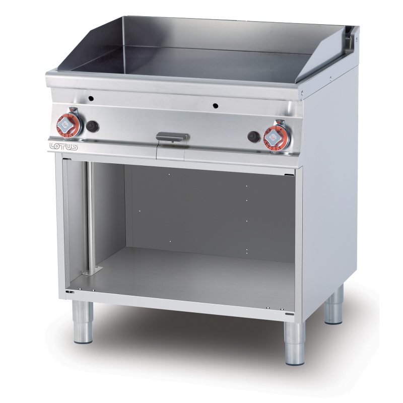 Gaasi plaatgrill alusraamiga LOTUS 80x70,5x90cm, sile