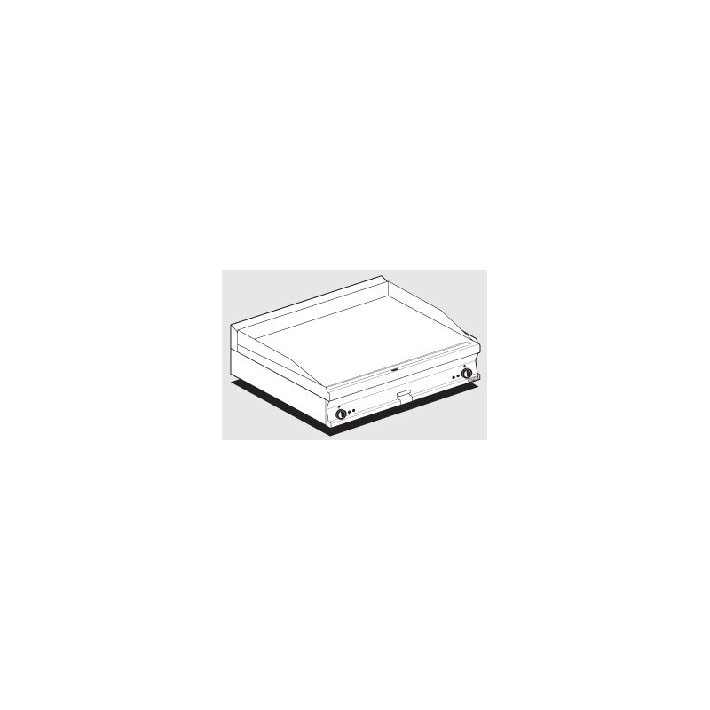 Plaatgrill LOTUS 100x60x28cm, sile