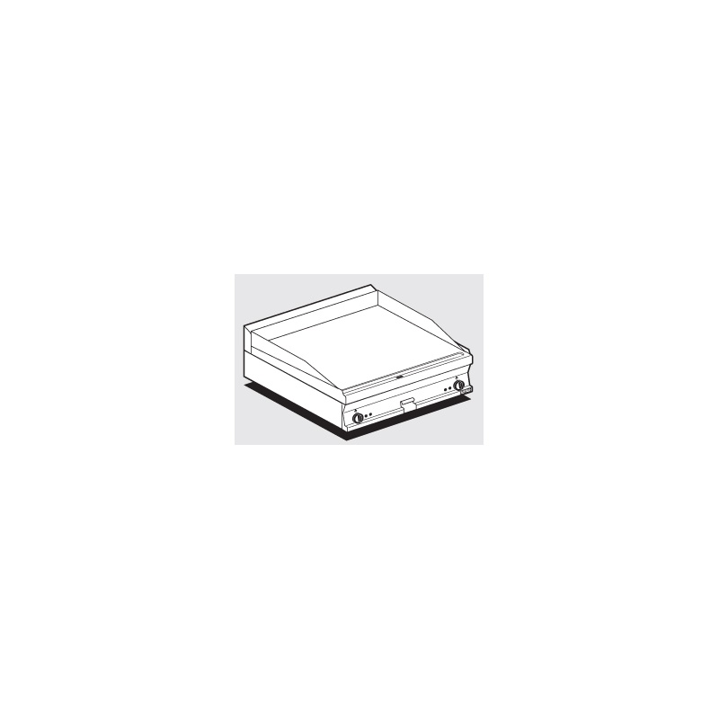 Plaatgrill LOTUS 80x60x28cm, sile