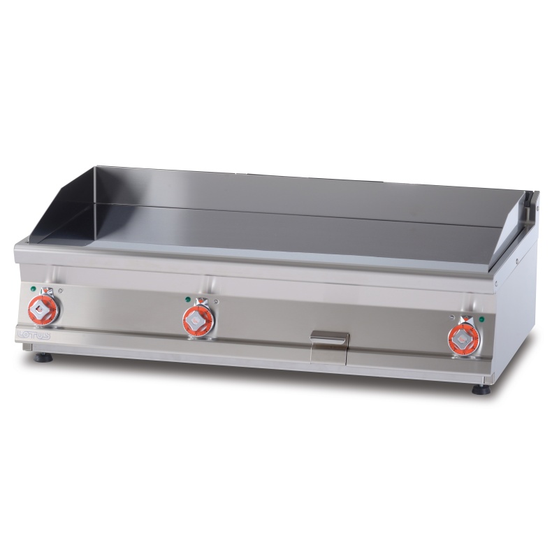 Plaatgrill LOTUS 120x70,5x28cm, sile
