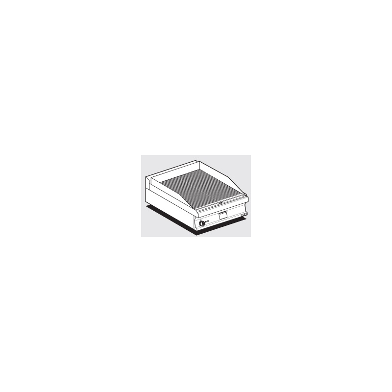 Plaatgrill LOTUS 60x70,5x28cm, rihvel