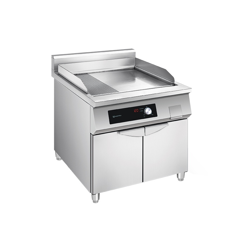 Induktsioon plaatgrill MASTRO, sile+rihvel