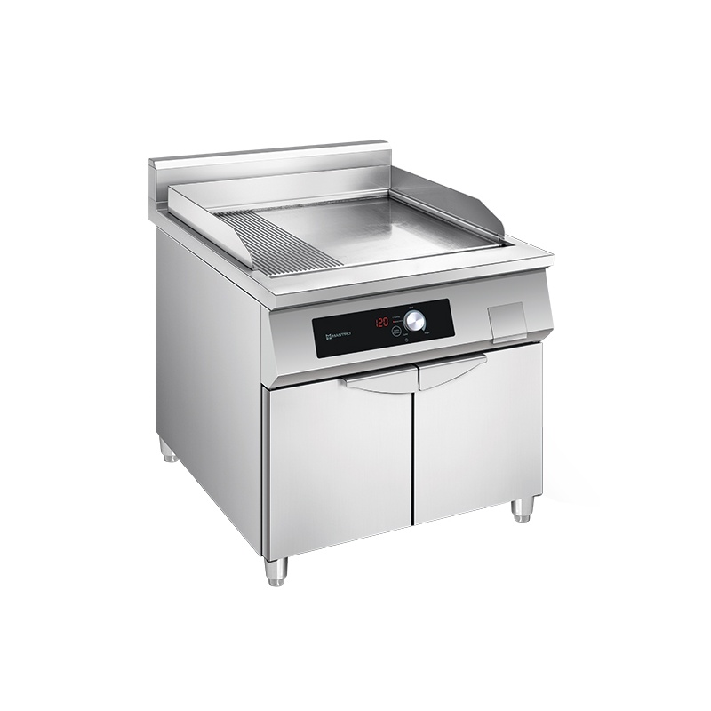 Induktsioon plaatgrill MASTRO, sile+rihvel