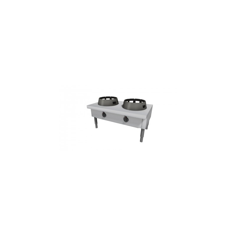 Wok pliit, jalgadel 2x21kw 100x60cm