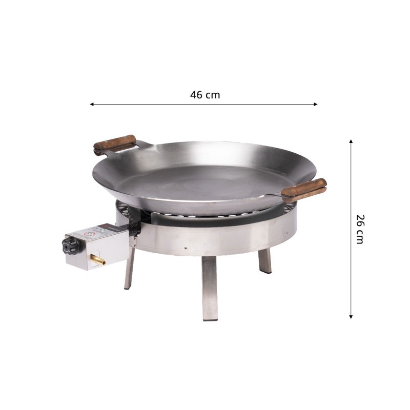 Gaasipõletiga grillpann paella pro-460