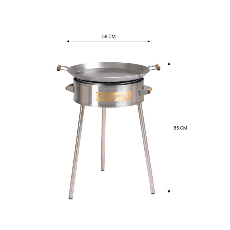 Gaasipõletiga grillpann paella pro-580