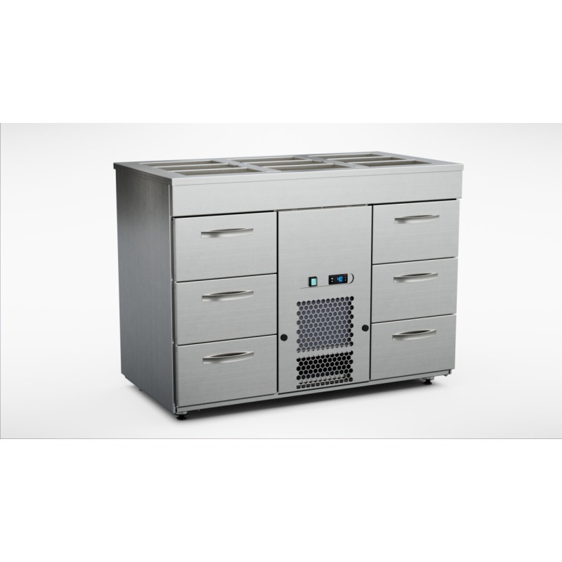 Külmsüvendiga kapp ksk-1206