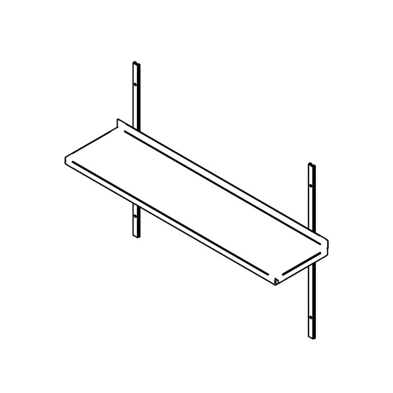 Roostevaba seinariiul 1400x300mm