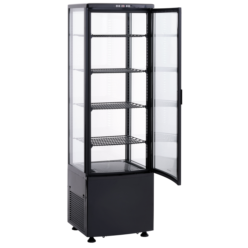 Külmkapp 235l, klaasustega