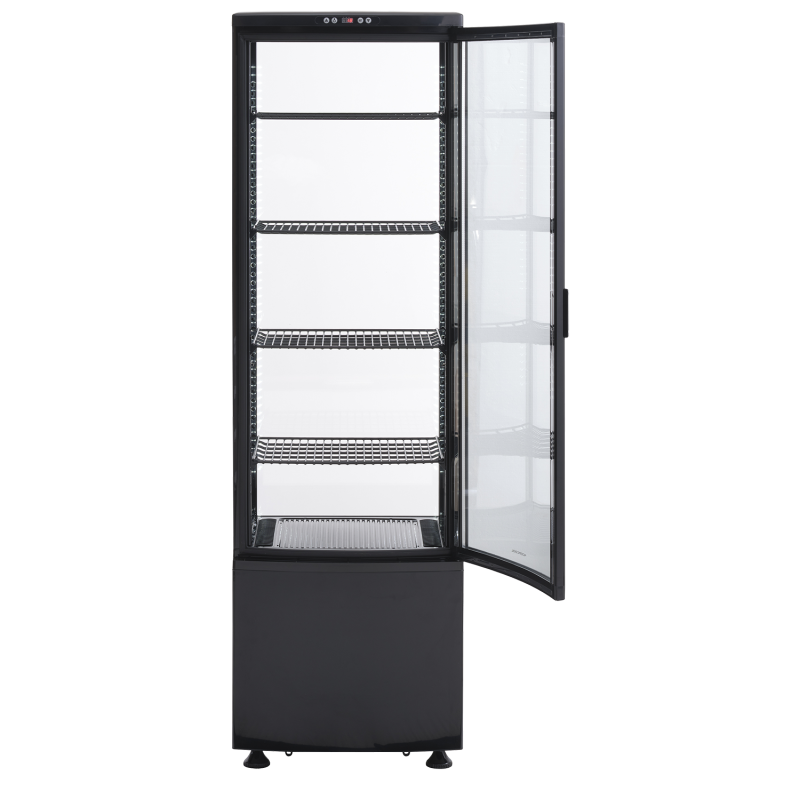 Külmkapp 235l, klaasustega