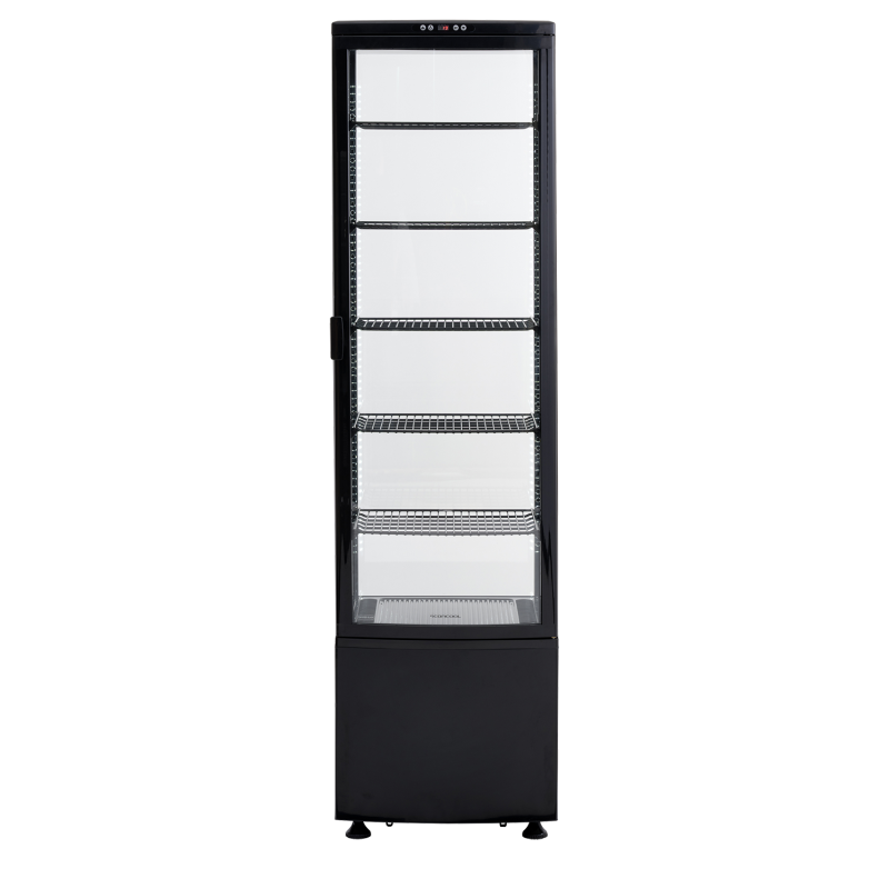 Külmkapp 270l, klaasustega