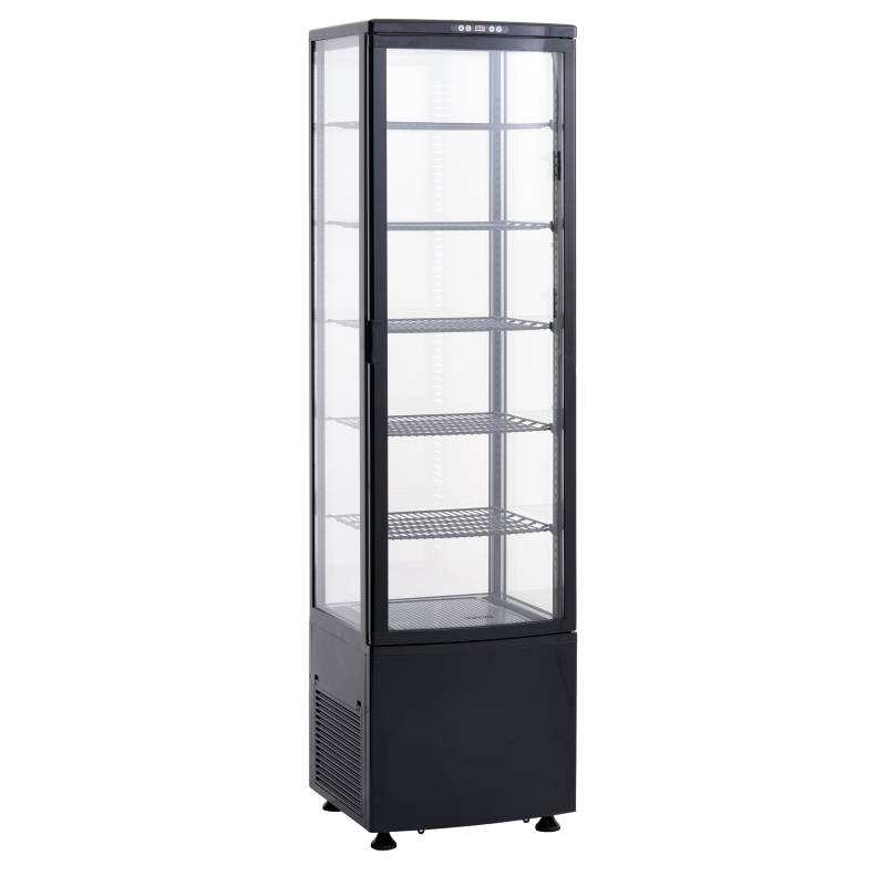 Külmkapp 270l, klaasustega