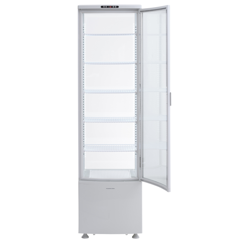 Külmkapp 270l, klaasustega
