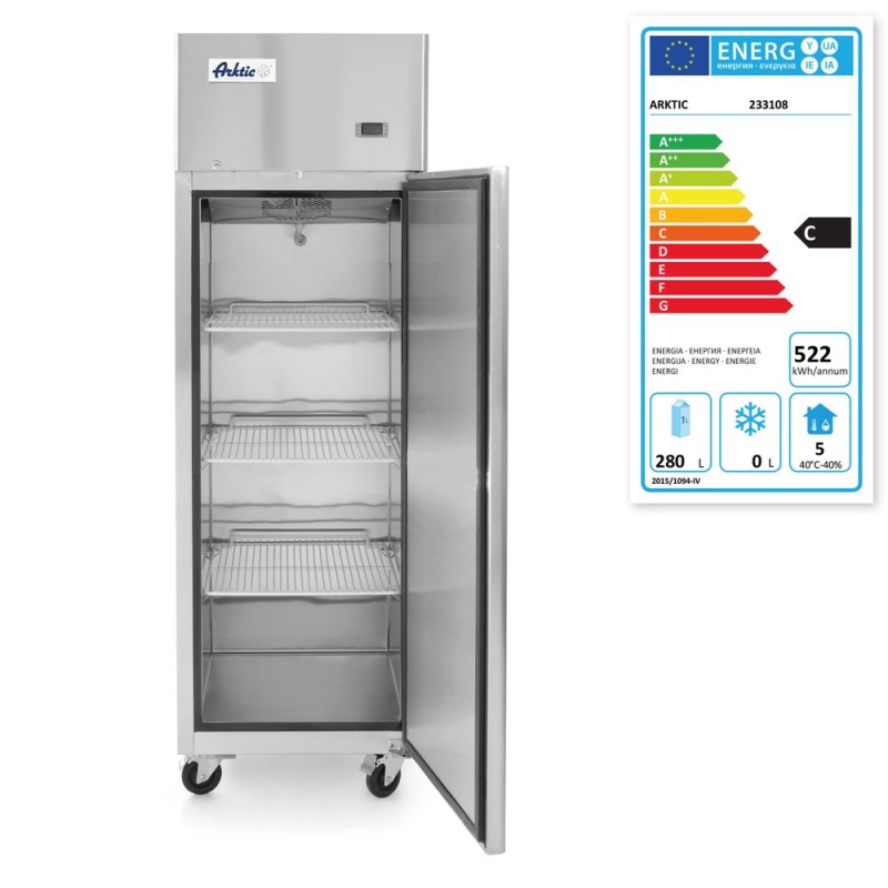 Roostevaba külmkapp profi 410l