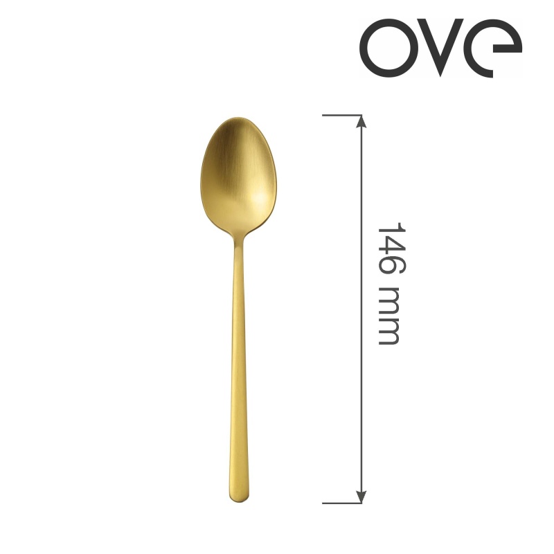 Amarone gold teelusikas, OVE, 146 mm