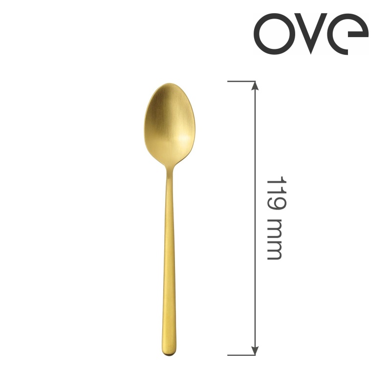 Amarone gold kohvilusikas, OVE, 119 mm