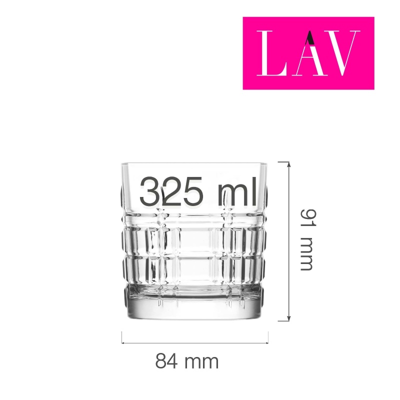 Brit viskiklaas 325 ml