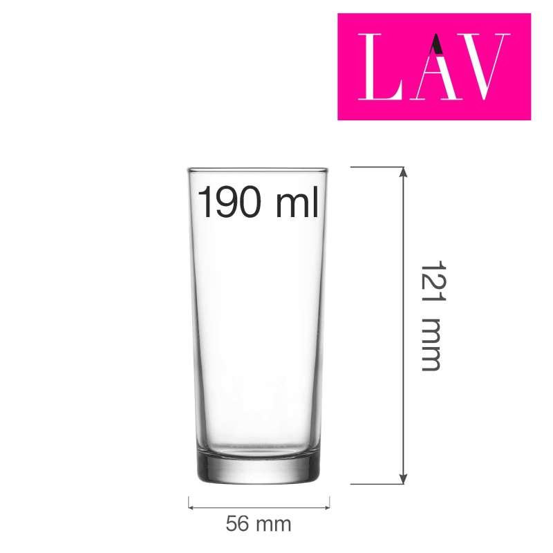 Suma kõrge klaas, 190ml