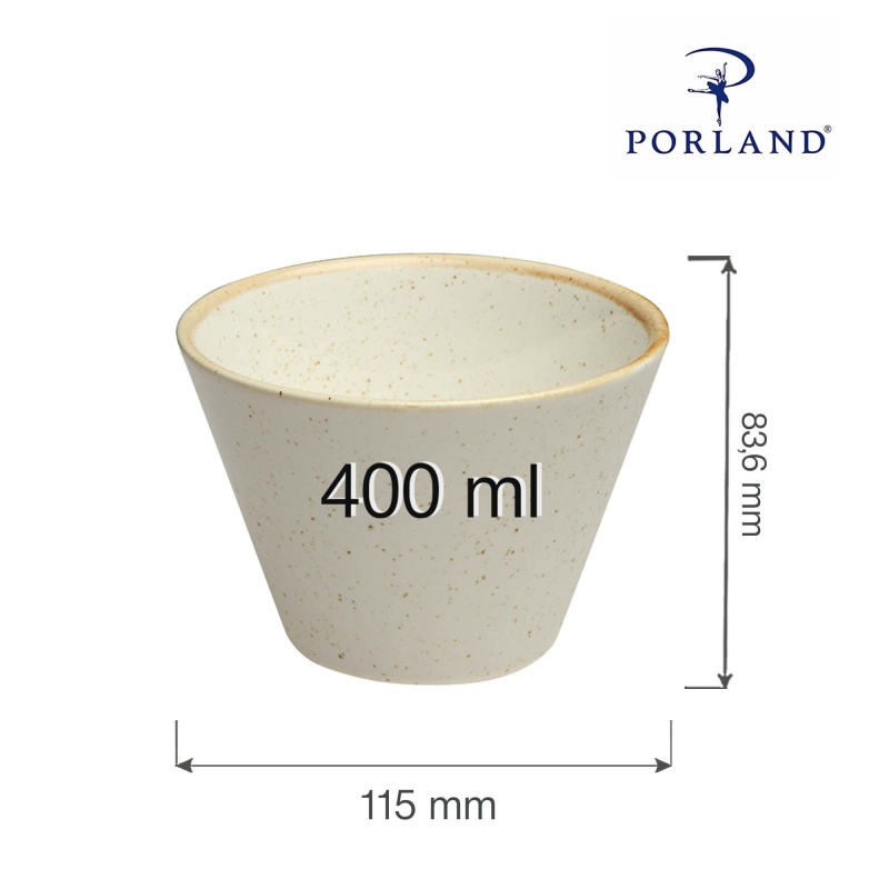 Sand kooniline kauss, 100mm