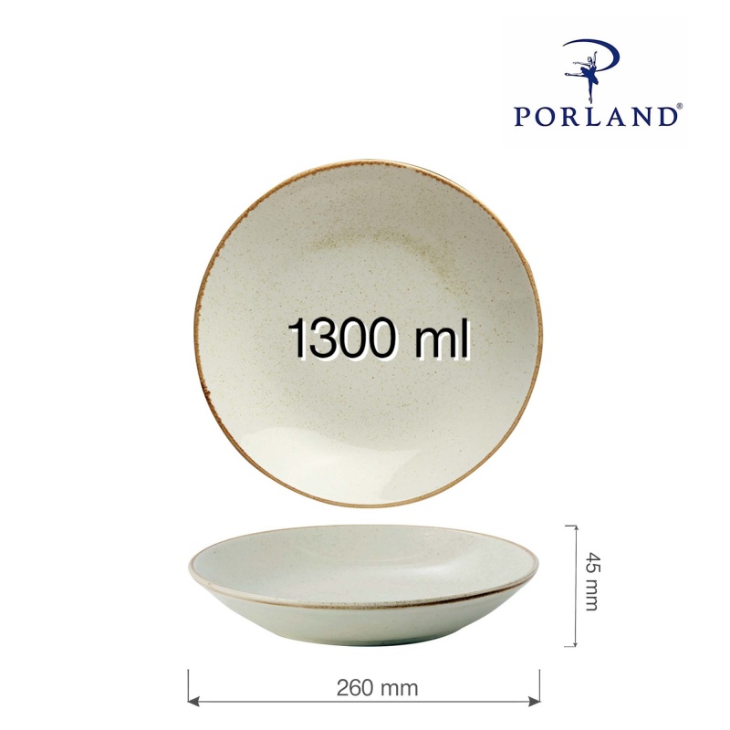 Sand taldrik, 260mm