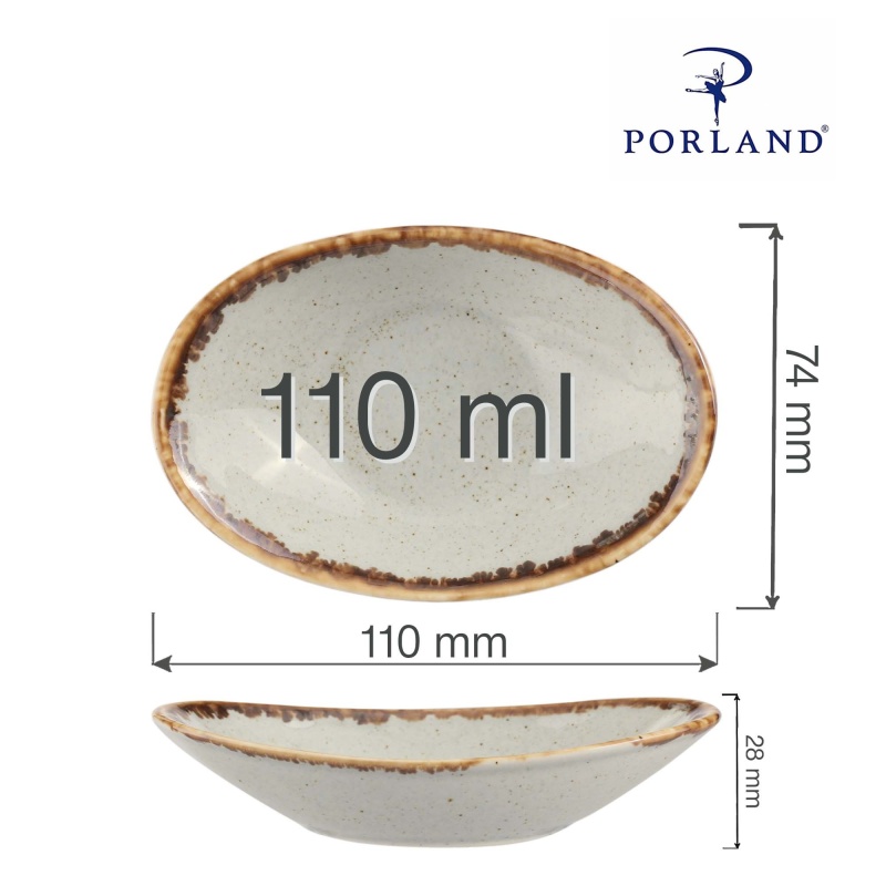 Ashen ovaalne mininõu, 110mm