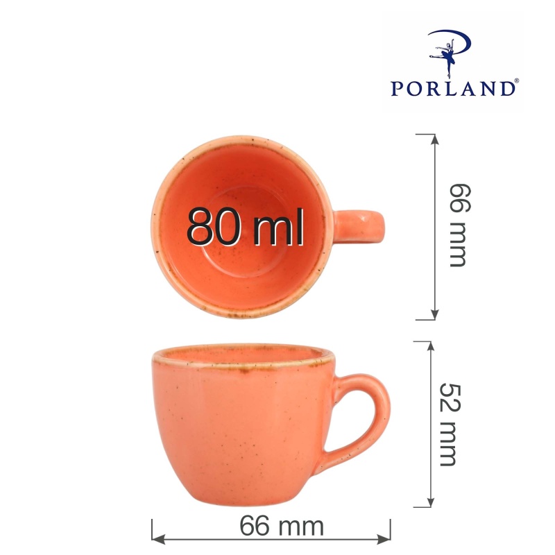 Amber elegantne espressotass, 80ml