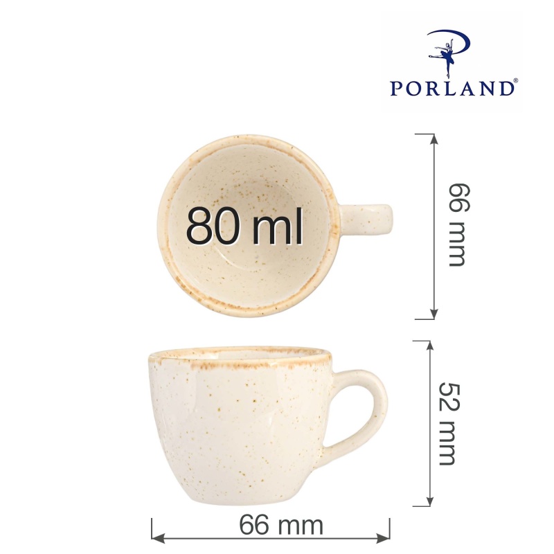 Sand elegantne espressotass, 80ml