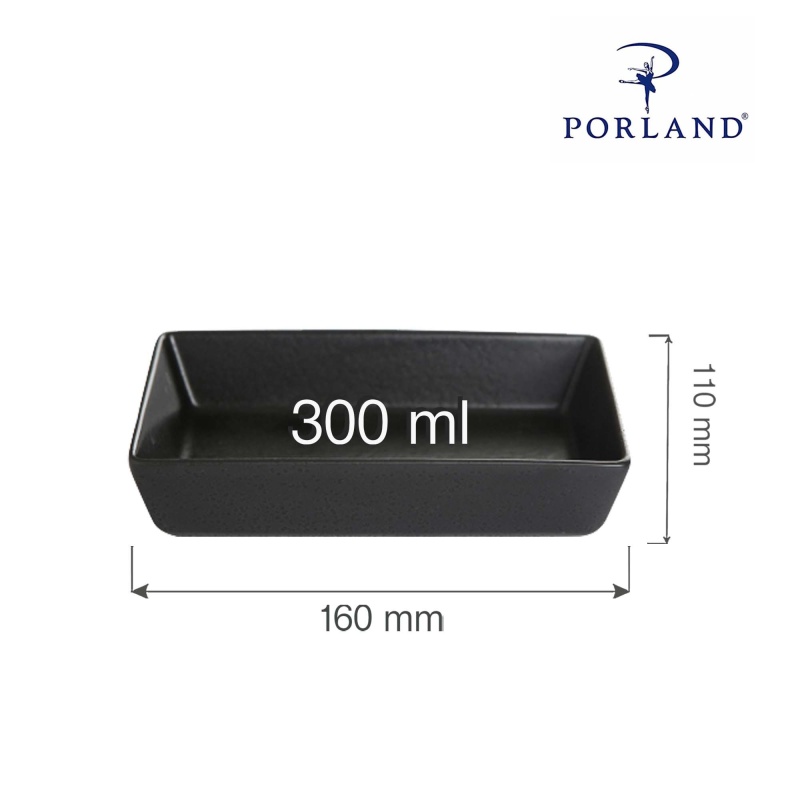 Coal taldrik, 160x110 mm