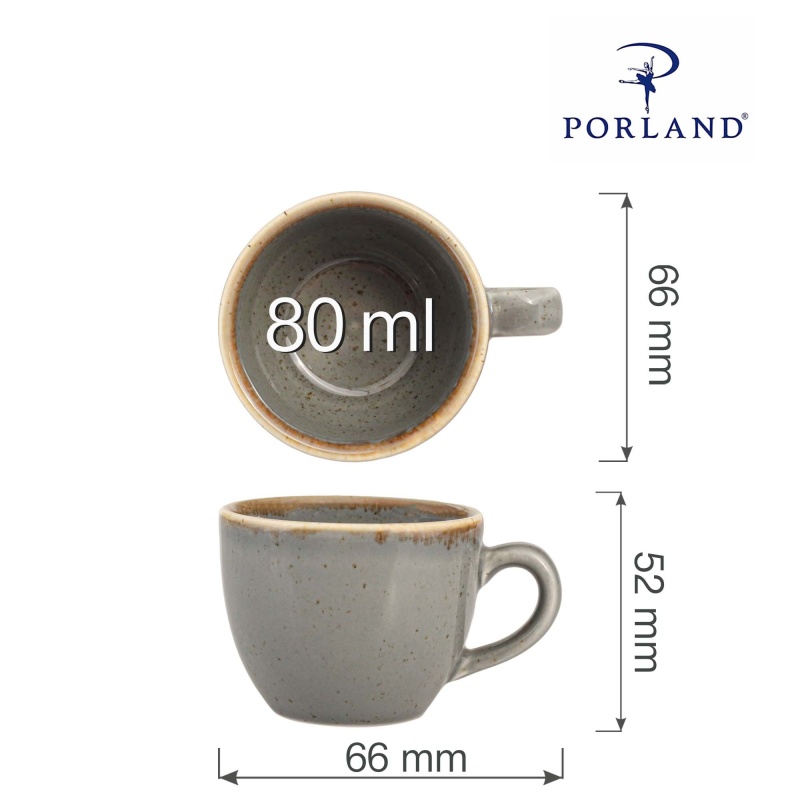 Stone elegantne espressotass, 80ml