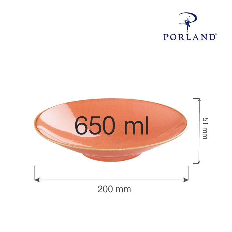 Amber sügav taldrik, 200x(k)51mm