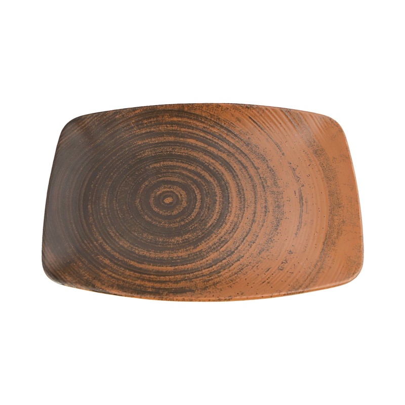 Lykke brown ovaalne taldrik, 270mm