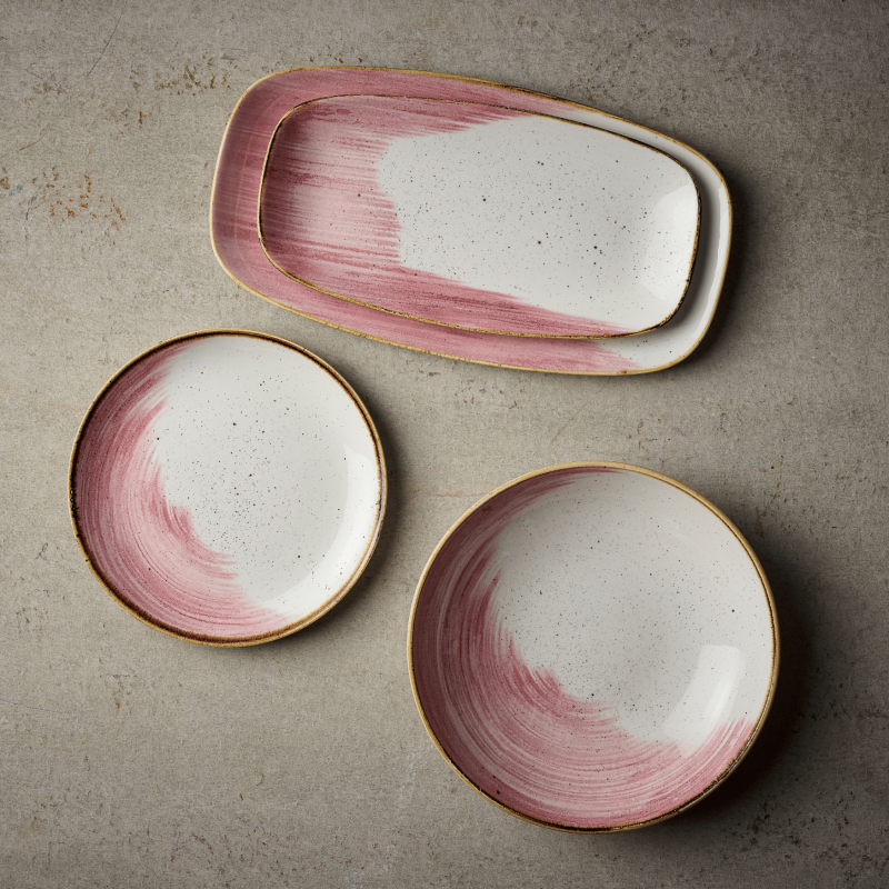 Stonecast accents petal pink taldrik, 260 mm